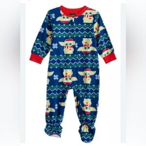 Star Wars Baby Yoda Kids One Piece Footie Pajamas
